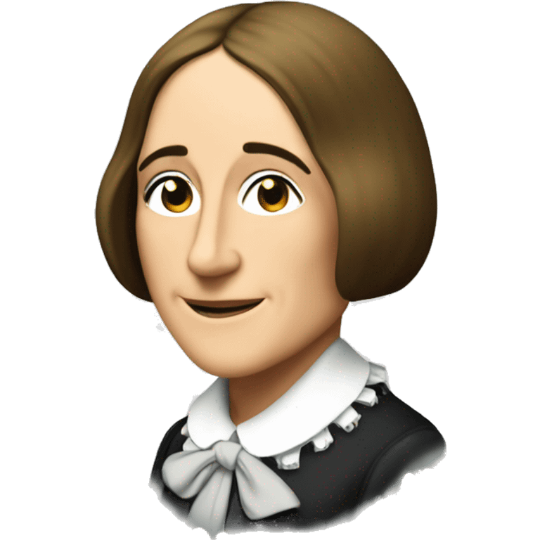 George Eliot (real name Mary Ann Evans) british writer emoji