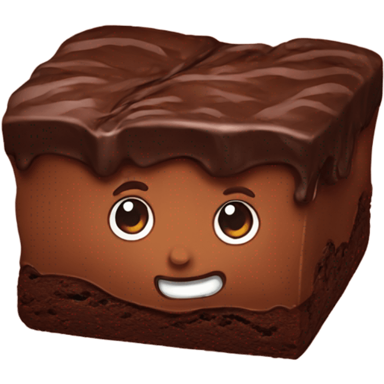 Brownie emoji