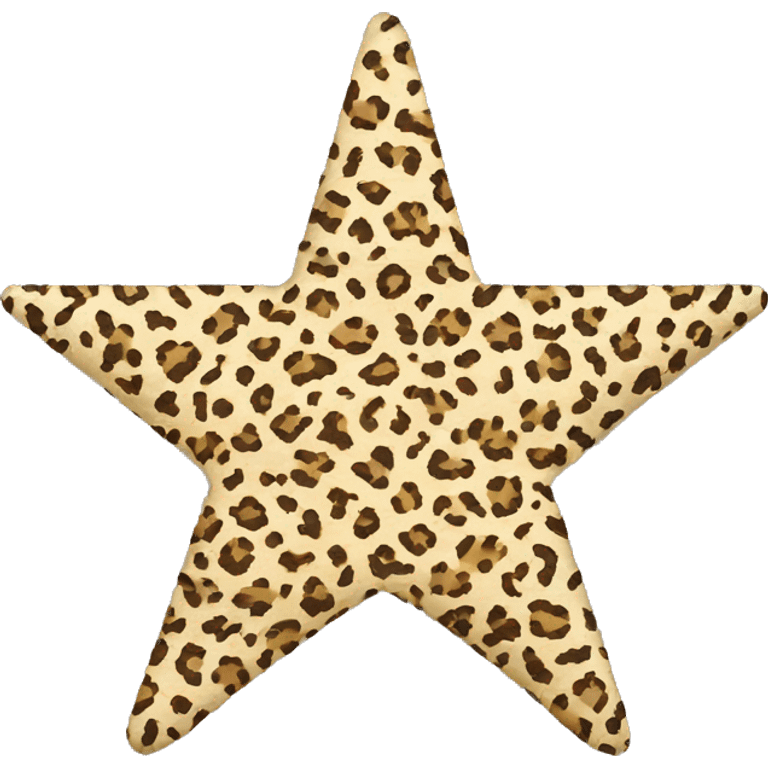 Leopard star emoji