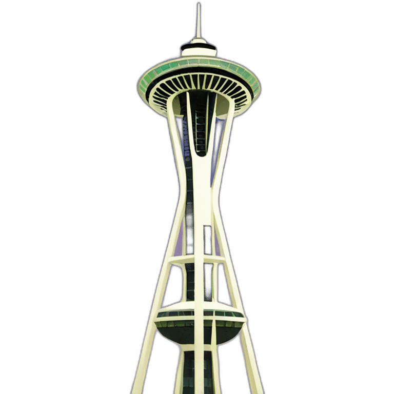 Simplified space needle emoji