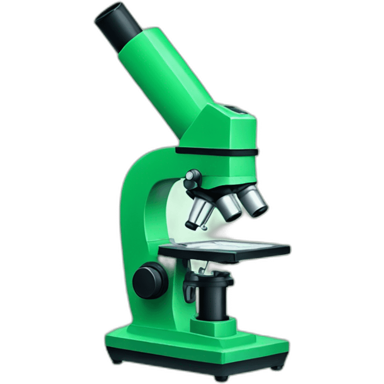 green microscope emoji