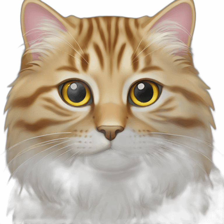 siberian-cat-mixed-with-tabby emoji