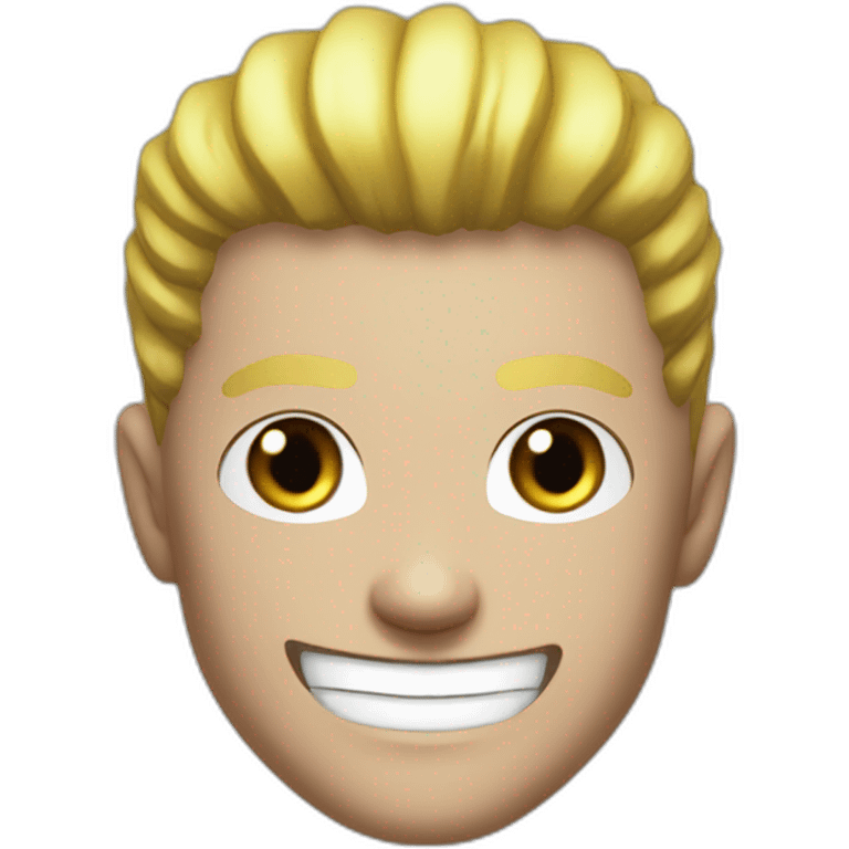 smiling one punch man superhero emoji