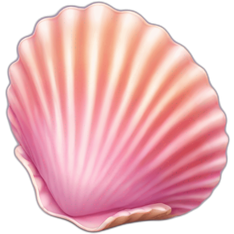 pink cute sea shell emoji