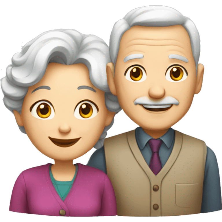 senior couple emoji