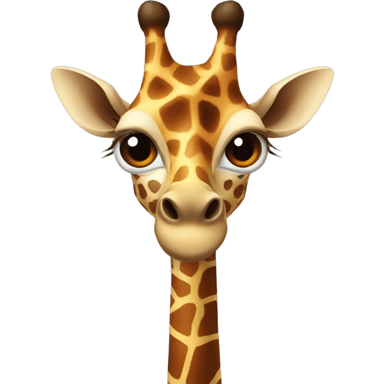 a spider with the head of a giraffe emoji