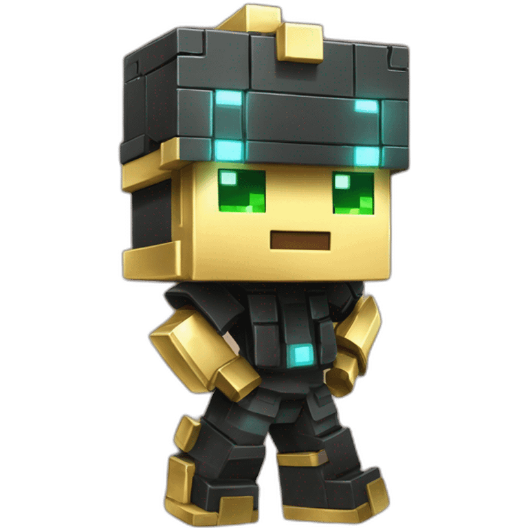 Minecraft Cyberpunk Pokemon Legendary Book Gold Shiny Glow emoji