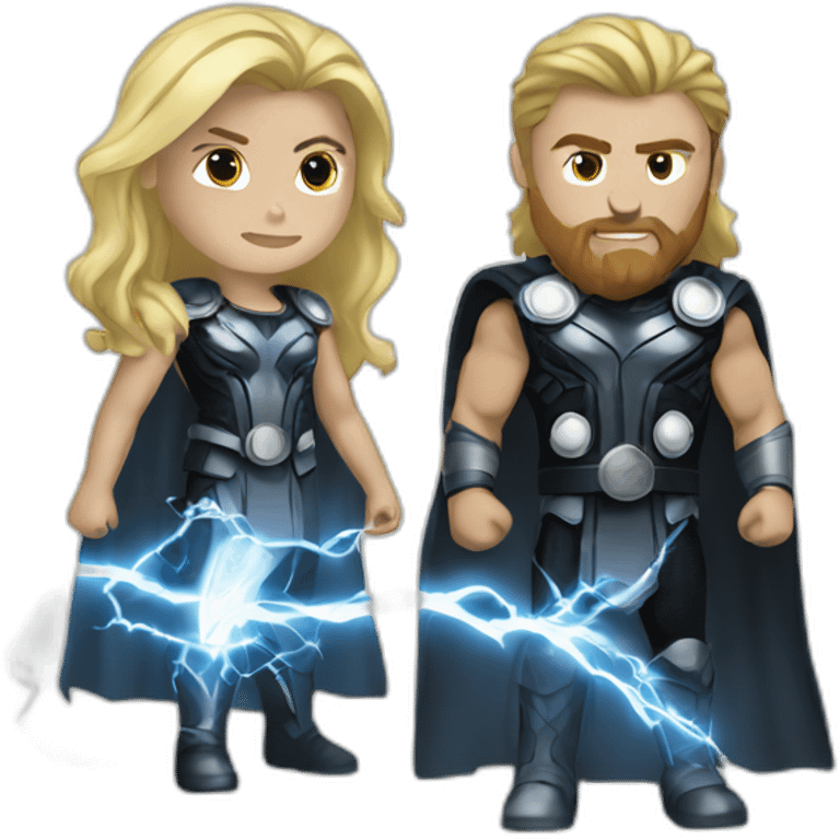 Thor with storm emoji