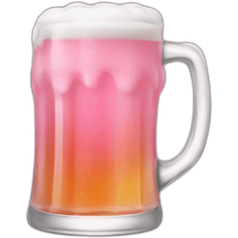 pink beer emoji