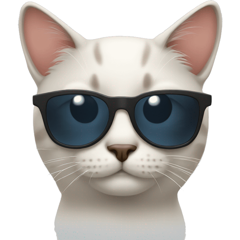 Cat wearing sunglasses  emoji