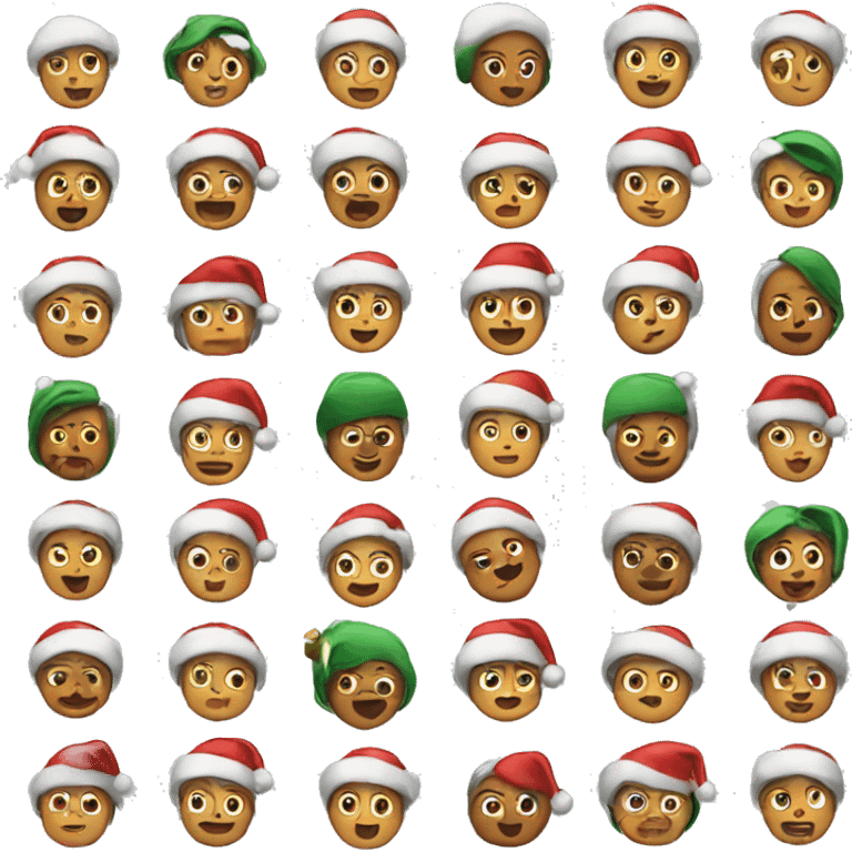 Christmas emojis emoji