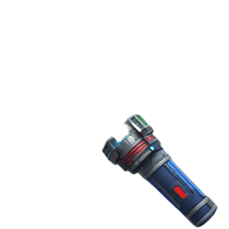 red, blue and gree lightsaber emoji