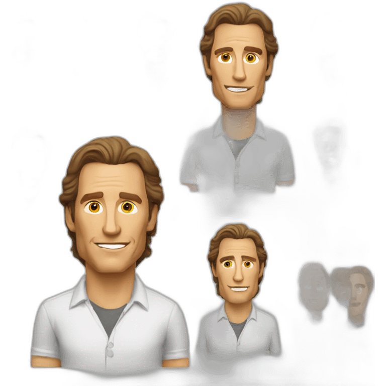 matthew mcconaughey cartoon wearing shirt emoji