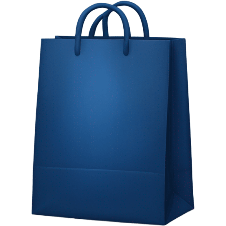 Dark blue shopping bag written Safirazul emoji