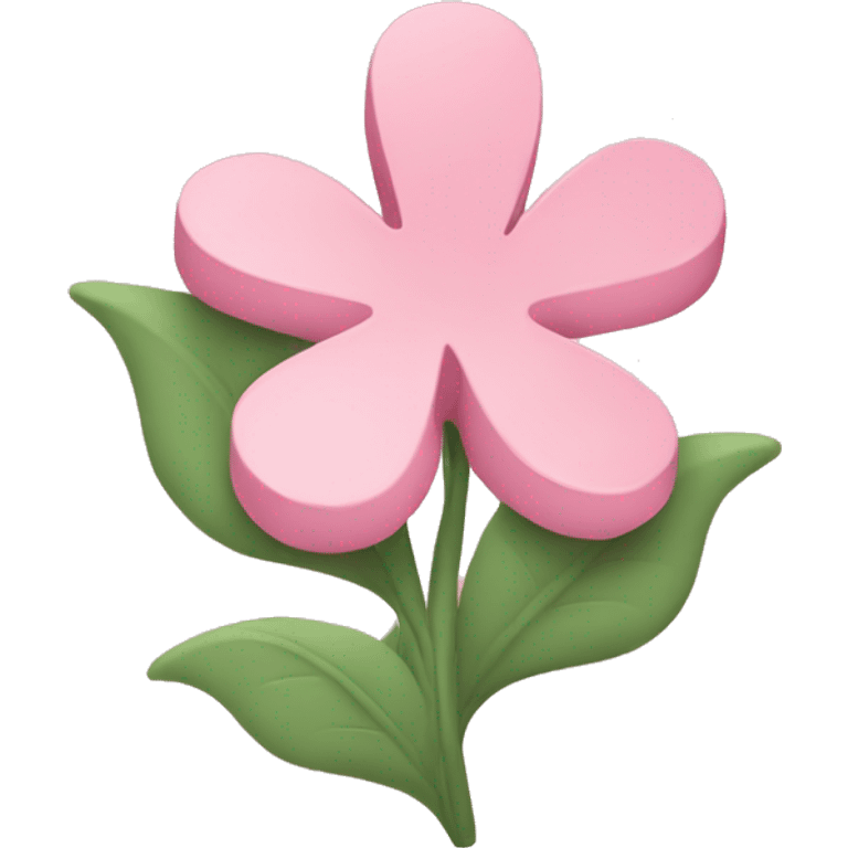 Telegram logo is soft pink with pink flowers emoji