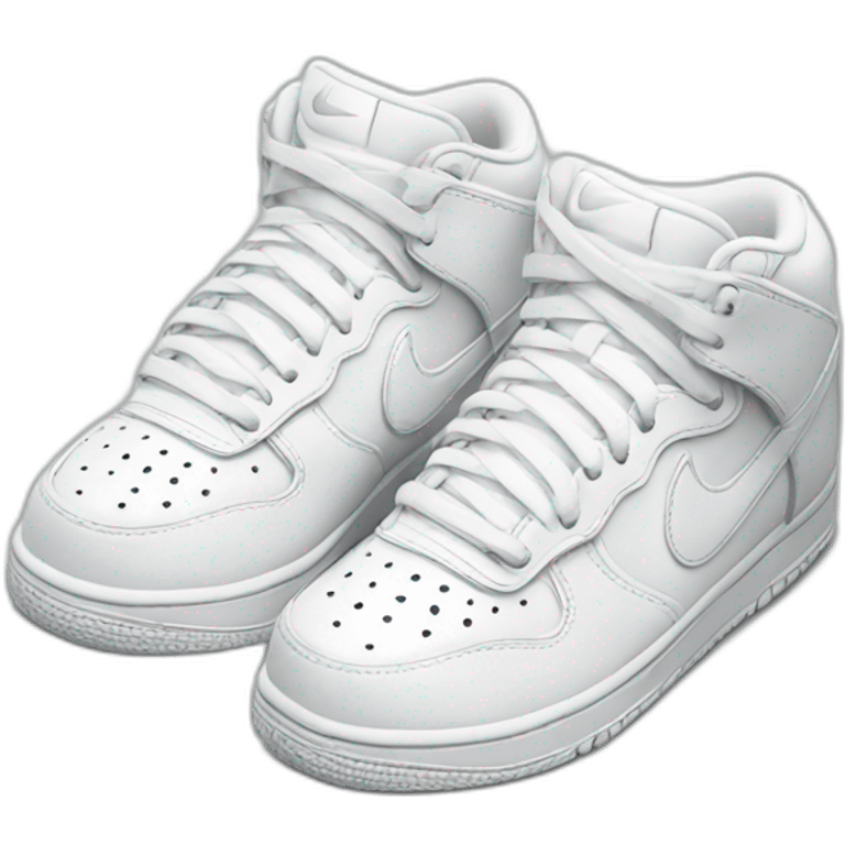 white nike shoes emoji