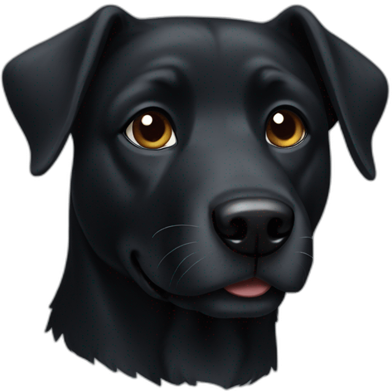 Black dog emoji