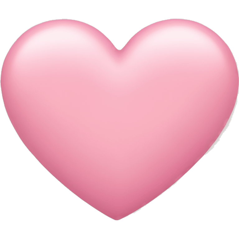 Pastell pink Heart emoji