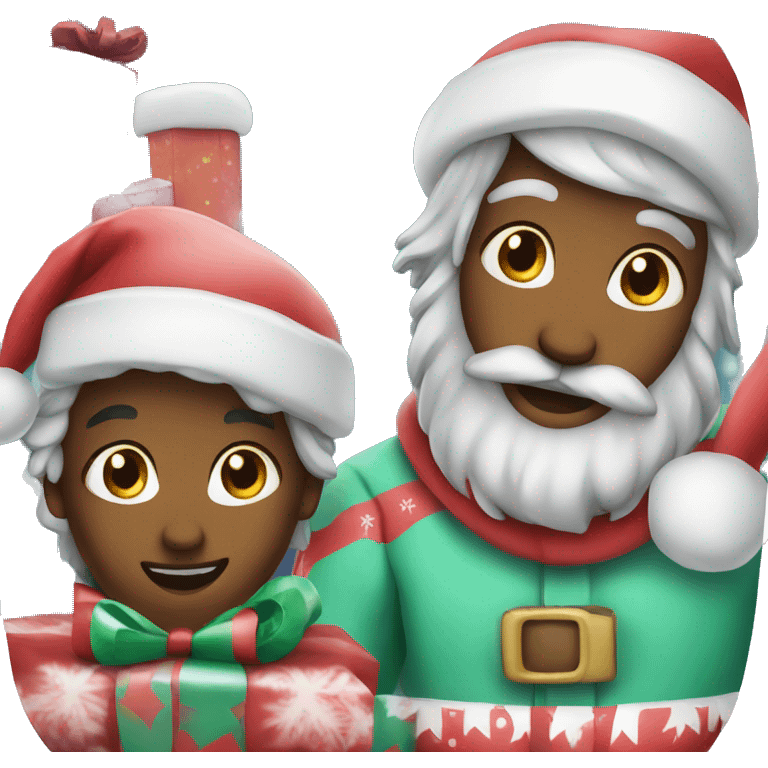 Cute Christmas emoji