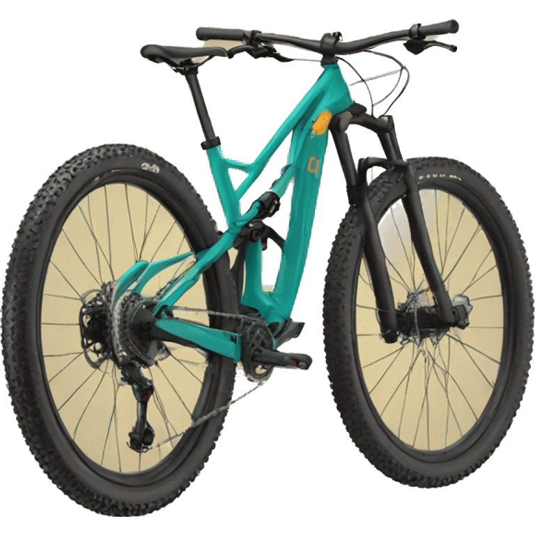 Full-suspension mountain bike  emoji