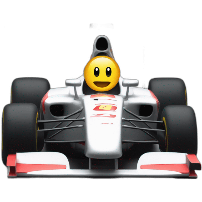 F1 race car emoji