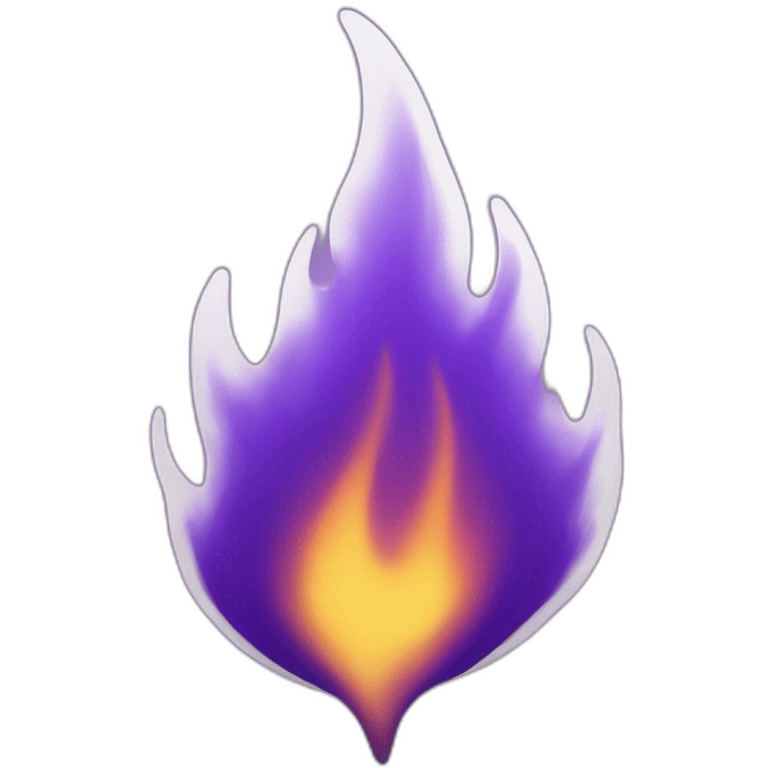 purple flame emoji