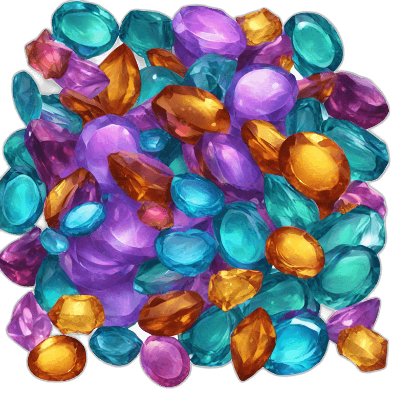 pile of gems emoji