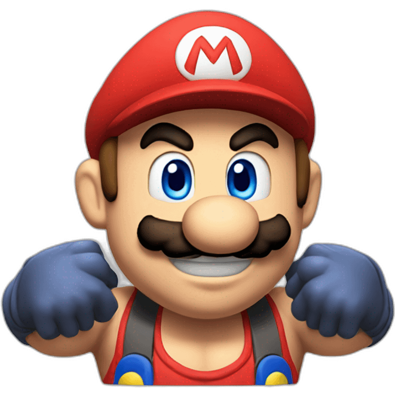 mario avec des muscles emoji