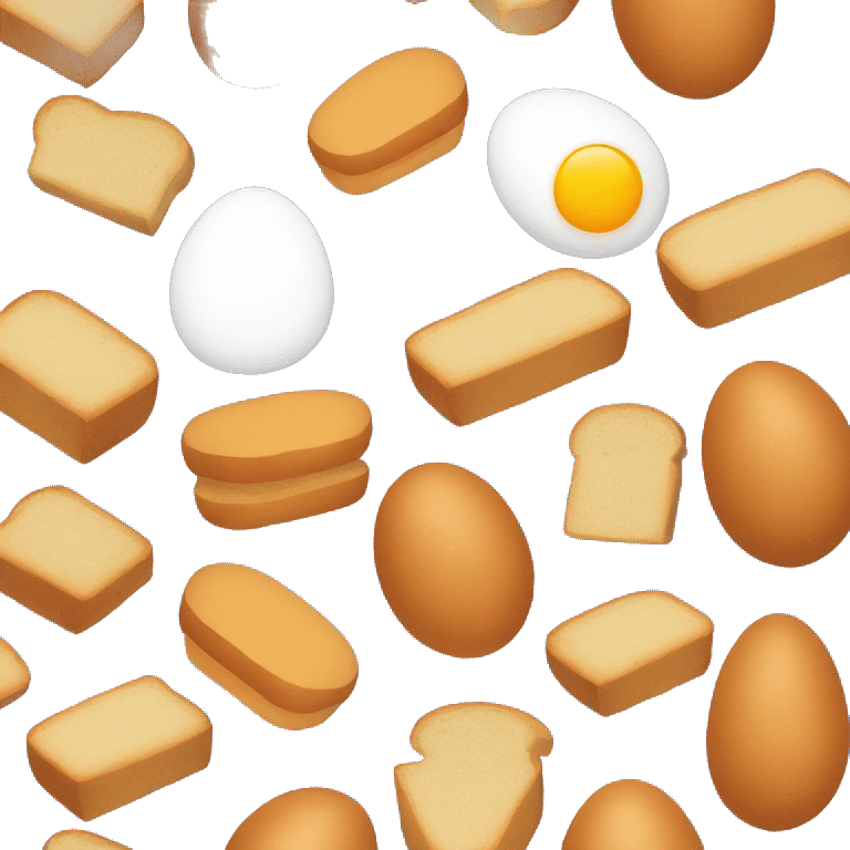 egg and bread emoji