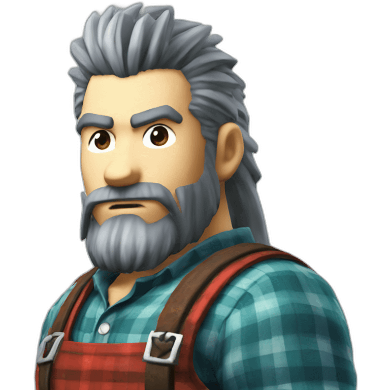 lumberjack in final fantasy vii emoji