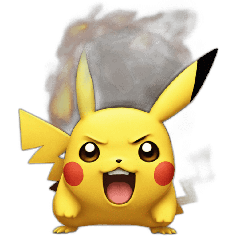 Pikachu-angry emoji