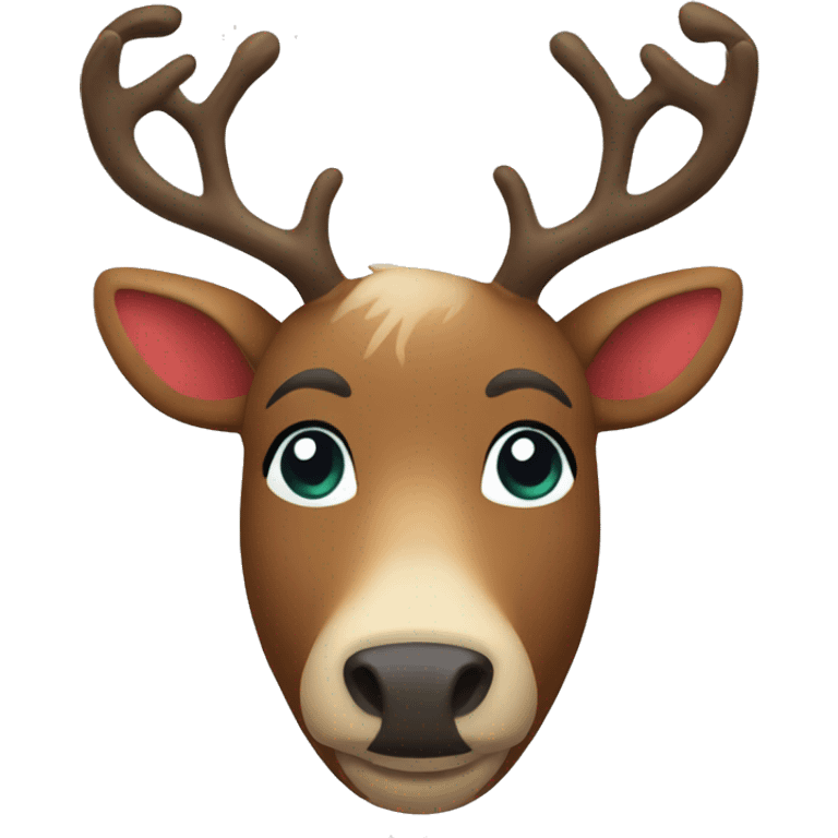 christmas reindeer  emoji