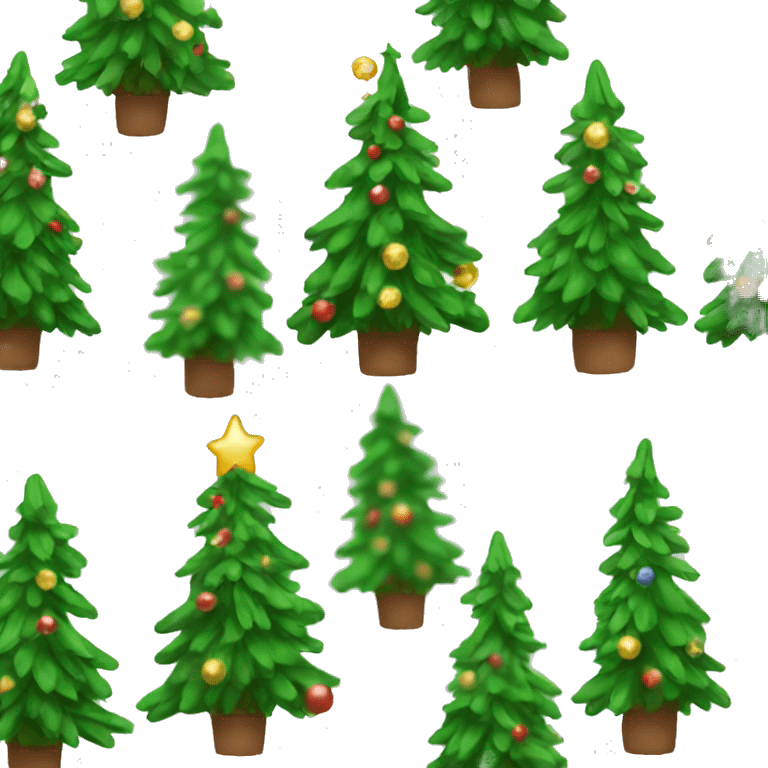 Aesthetic Christmas tree  emoji