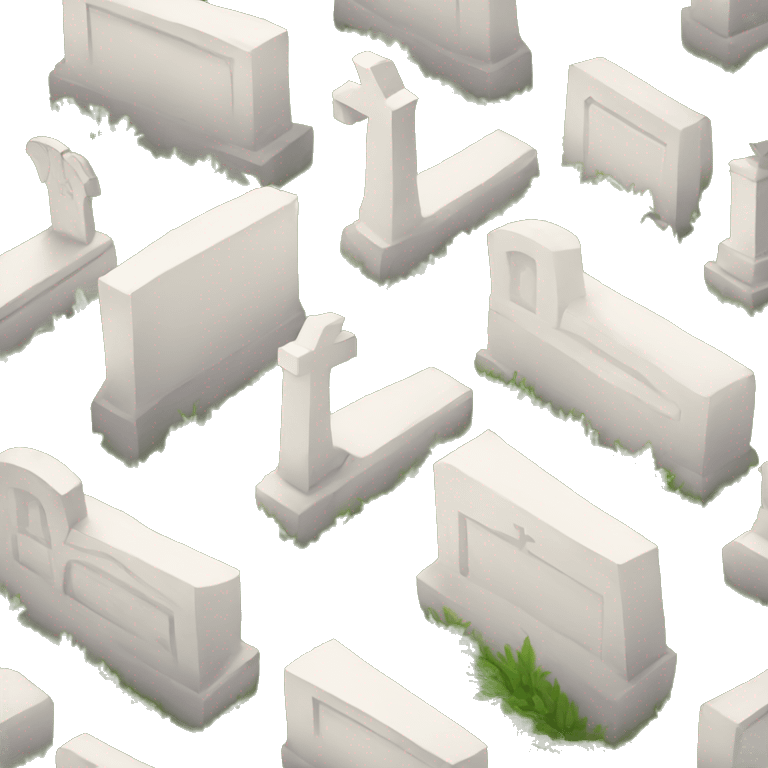 peaceful cemetery emoji