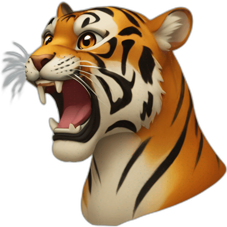 Tigre de feu  emoji