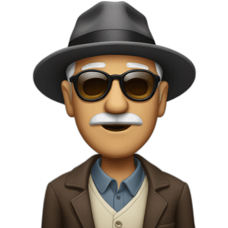 old cool grandpa gangster  emoji