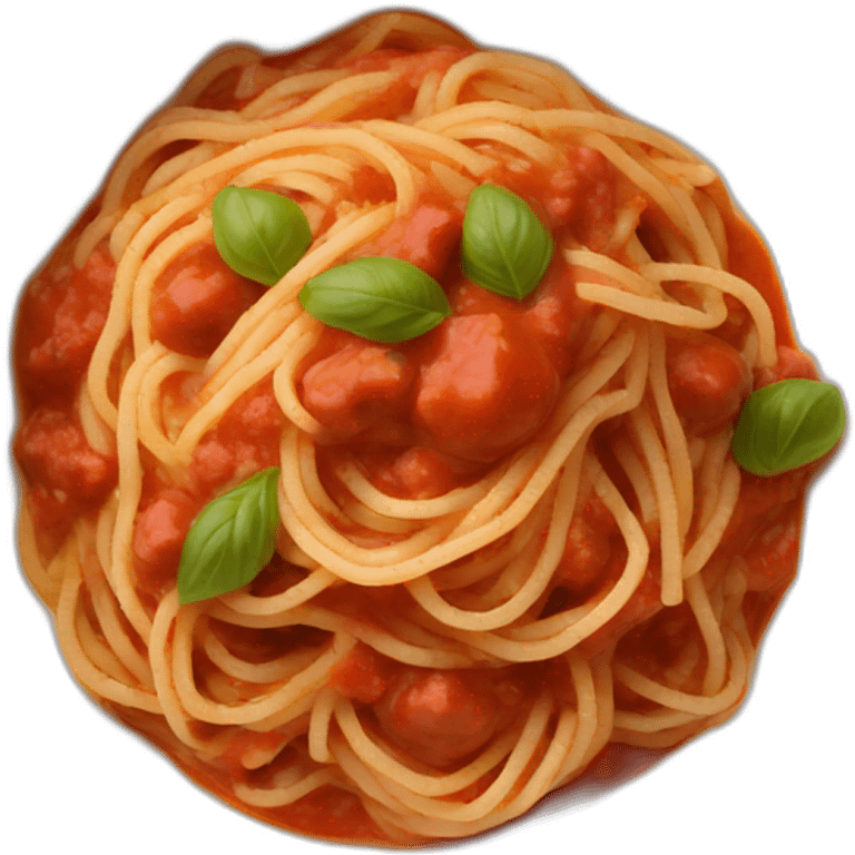 Spaghetti sauce blanche emoji