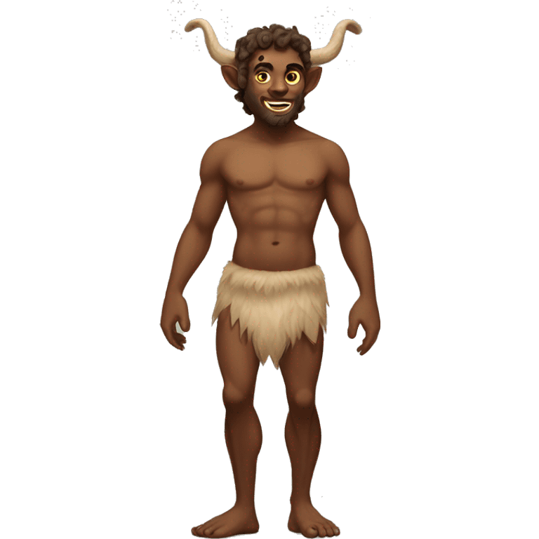 Full body satyr emoji