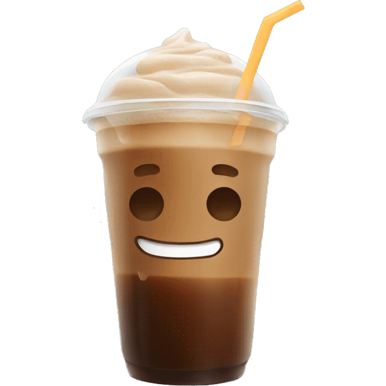 Ice coffee emoji