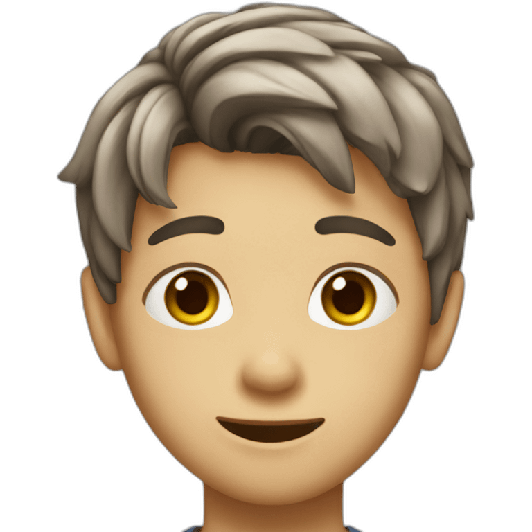 a cute boy emoji