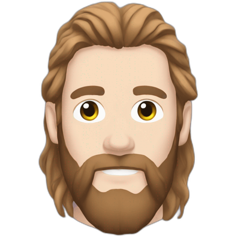 chet faker with long hair emoji