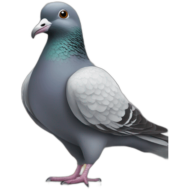 Pigeon shopping emoji