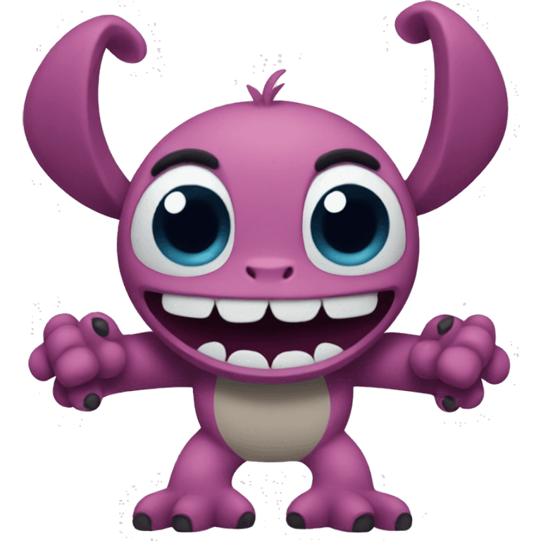 Stitch with four arms emoji