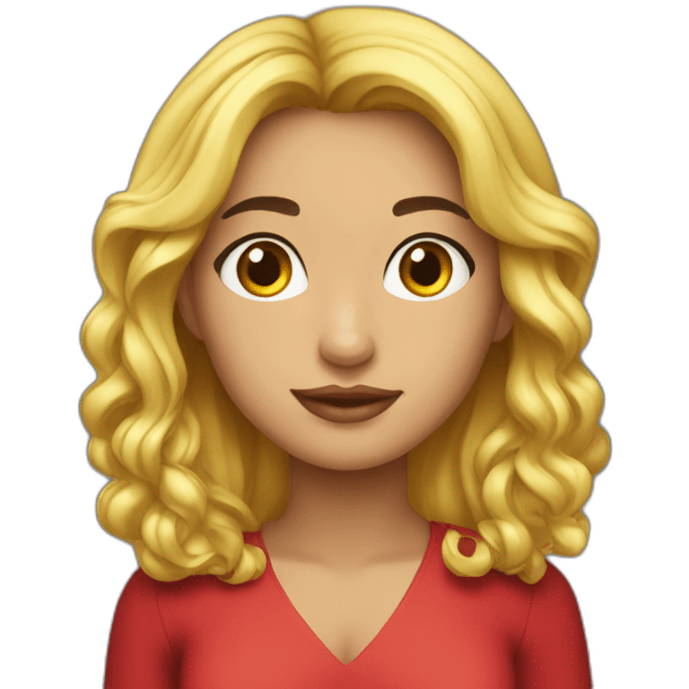 Profesora-joven-colombiana-cabello-rojo emoji