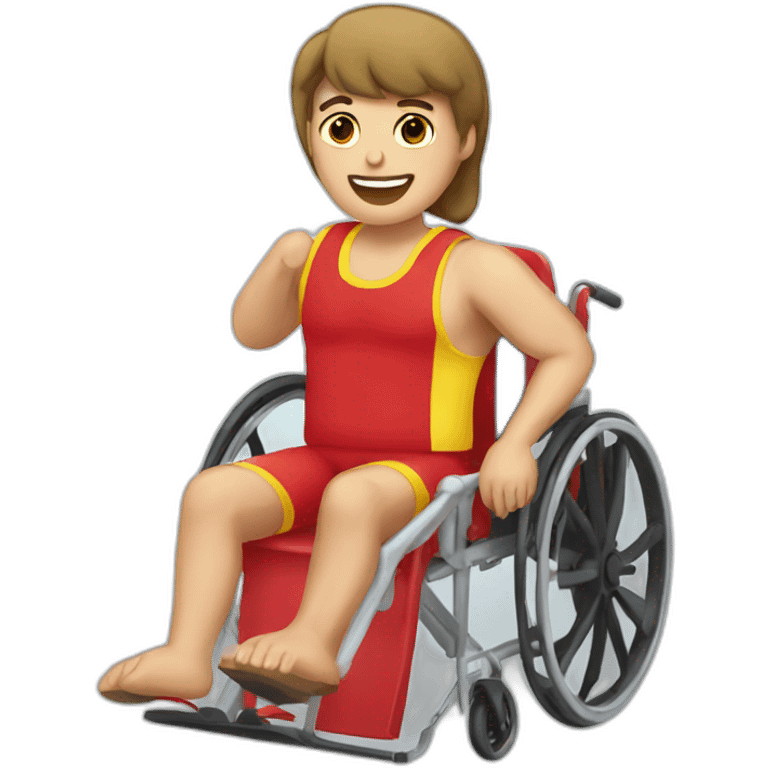 Disabled lifeguard emoji