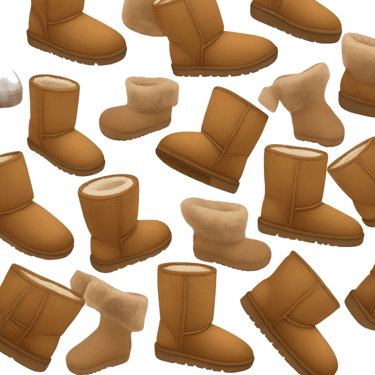 lowmel uggs in chestnut  emoji