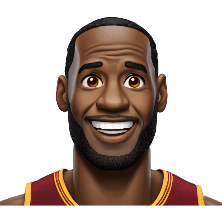 silly lebron james emoji