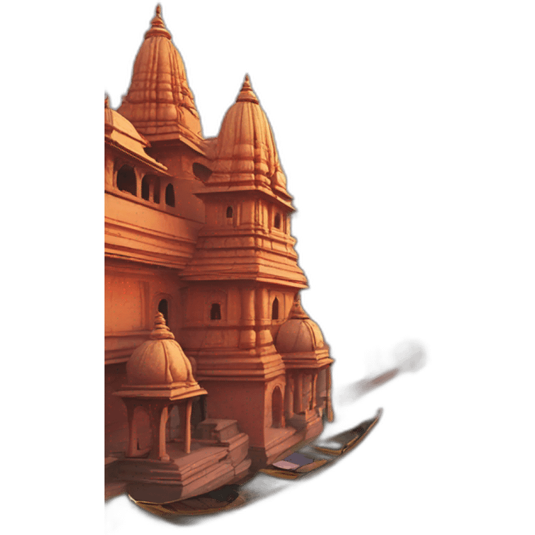 Banaras city river emoji