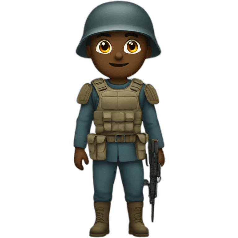 Real human soldier emoji