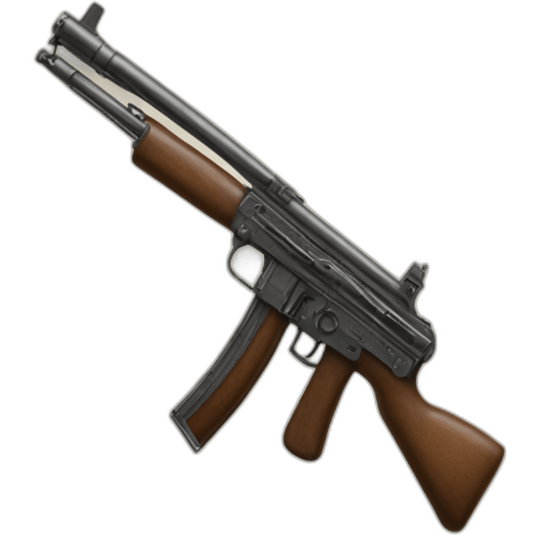 Thompson submachine gun emoji